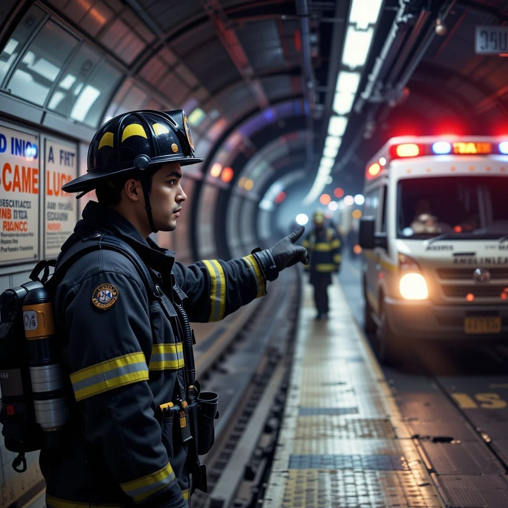 지하철 화재시 대피요령 7가지