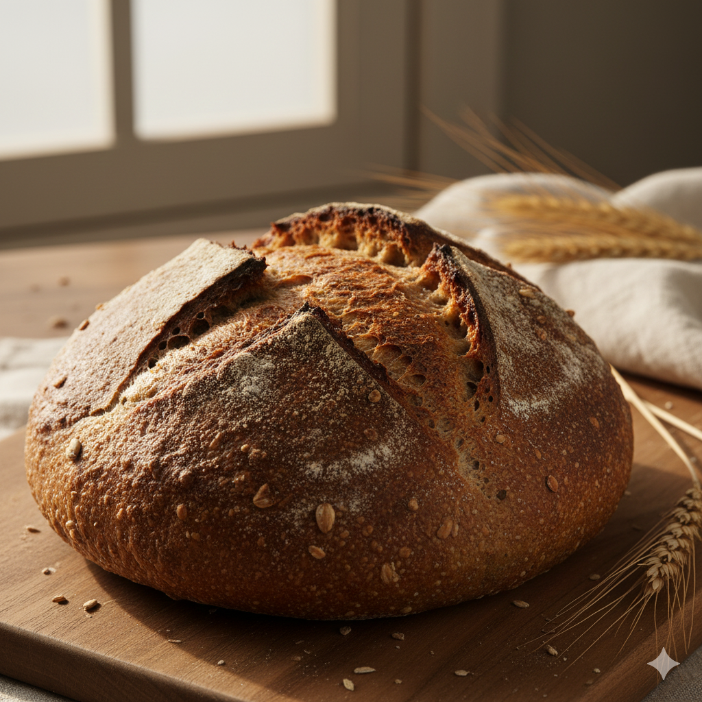 식이섬유와 비타민이 풍부해 당뇨 관리와 다이어트에 도움을 주는 통밀빵