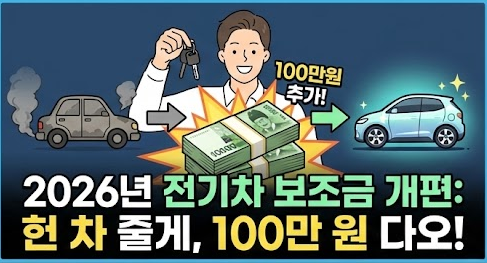 2026년 전기차 보조금 개편