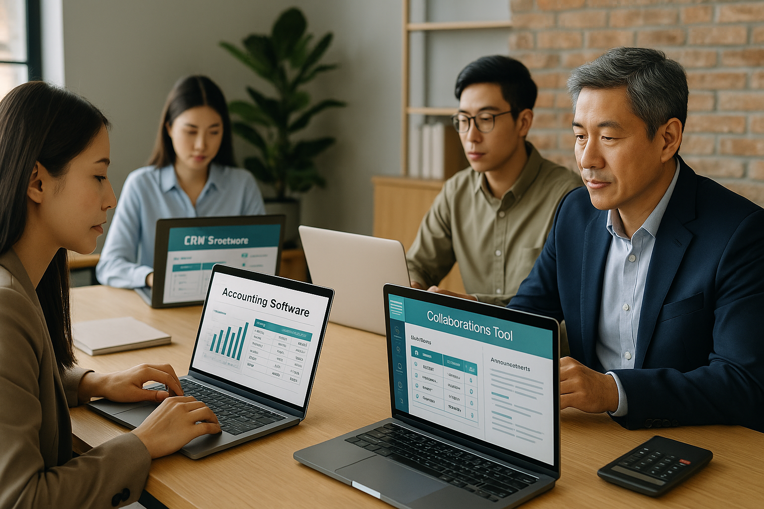 인터넷을 통해 SaaS 서비스를 이용하는 기업