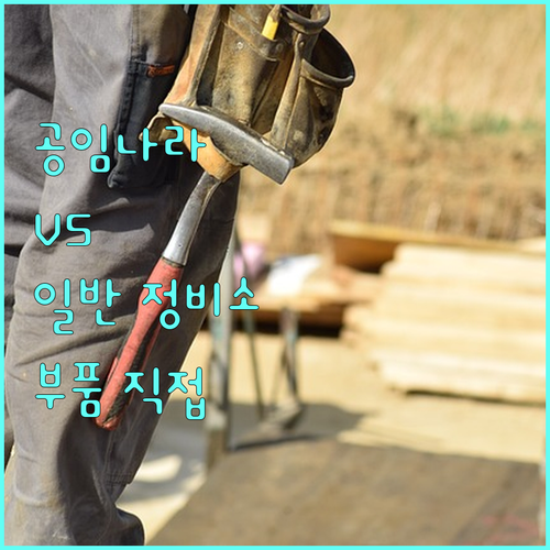 공임나라 vs 일반 정비소 부품 직접