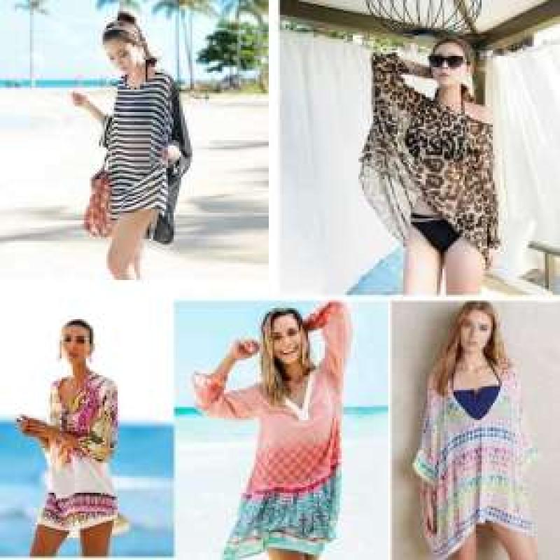수영복 커버업 비치가운 비치 웨어 해변 물놀이 옷