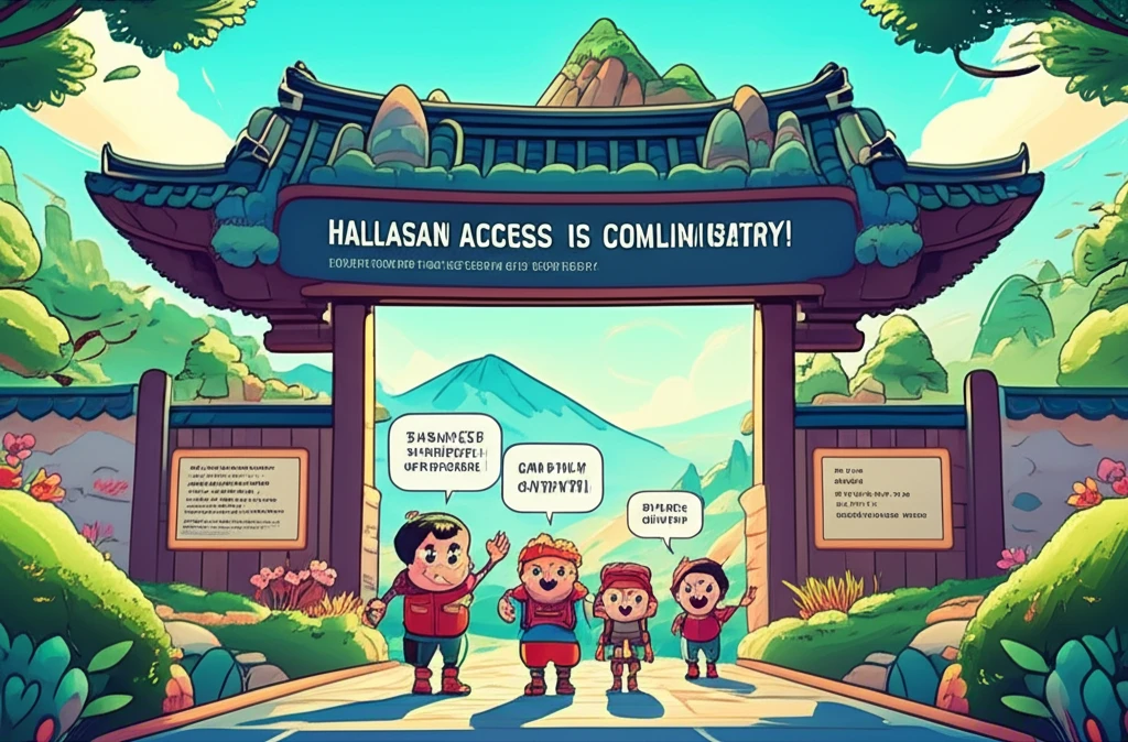 한라산 주차비 및 야영장 이용료 정보..