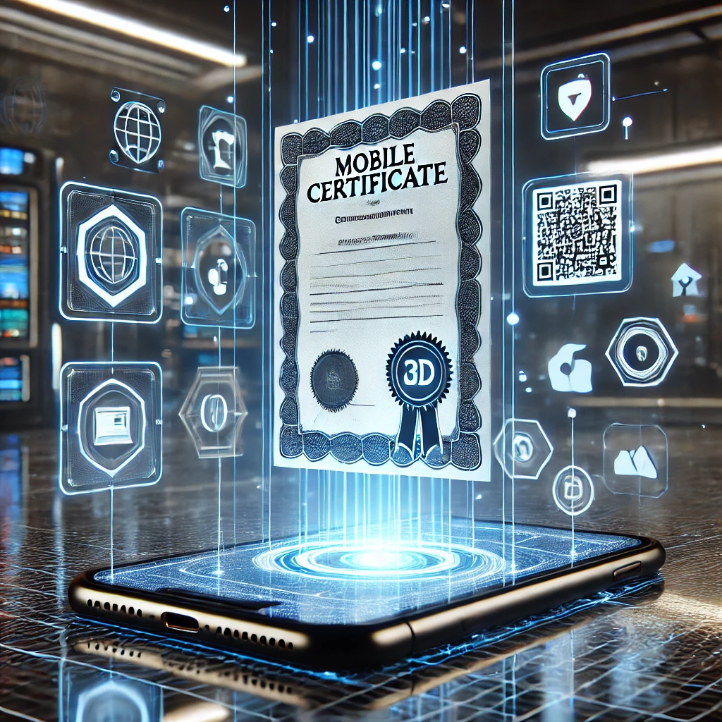 초.중.고 졸업/성적증명서 모바일 발급 관련 그림