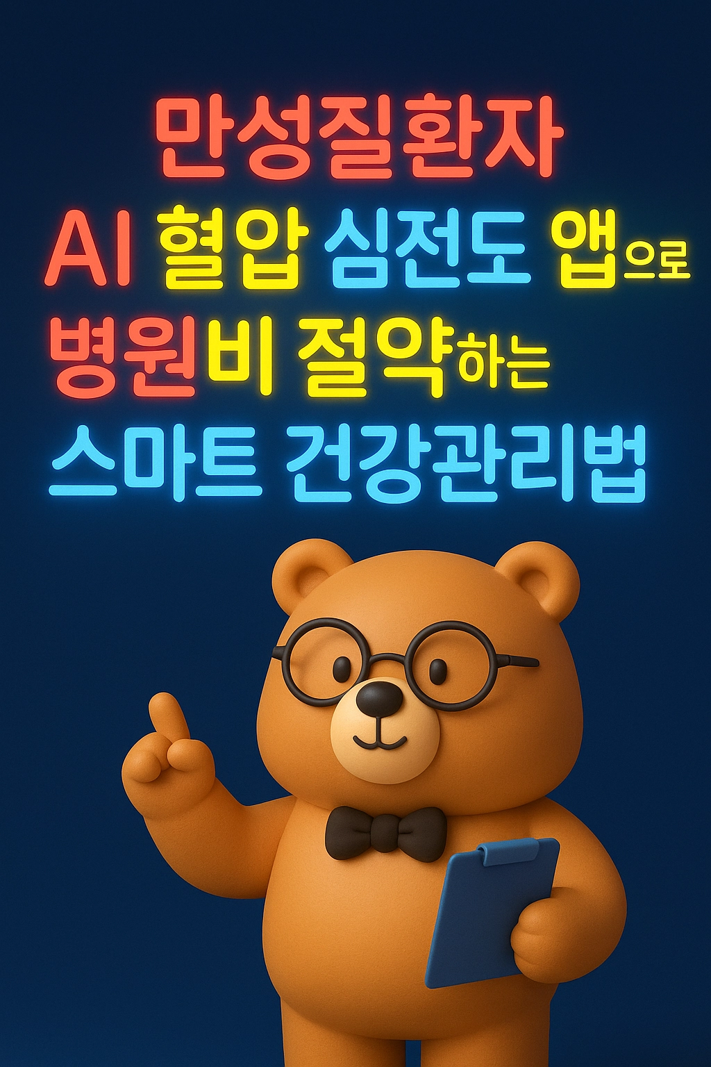만성질환자 AI 혈압 심전도 앱으로 병원비 절약하는 스마트 건강관리법