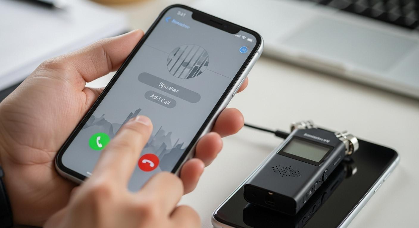 아이폰 통화녹음 하는법