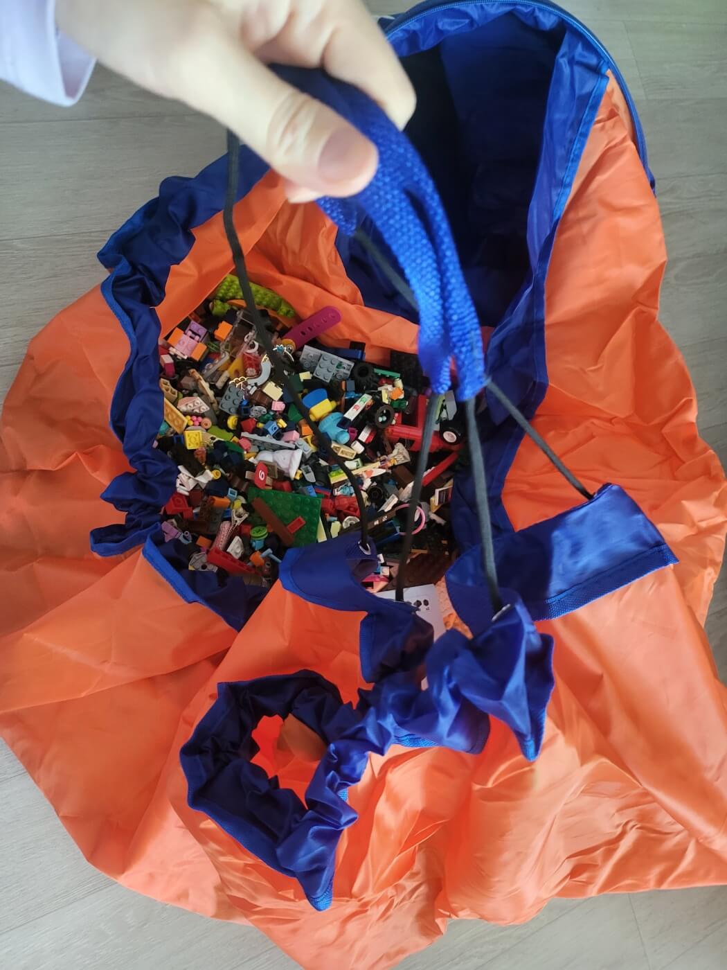 시벅스 지퍼형 레고 정리함 1.5m, Cobalt blue, 30 x 33 cm, 1개