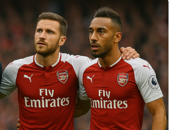 아스널 선수들. 유소년 시절부터 차근차근 올라와 훌륭한 축구 선수가 된 모습