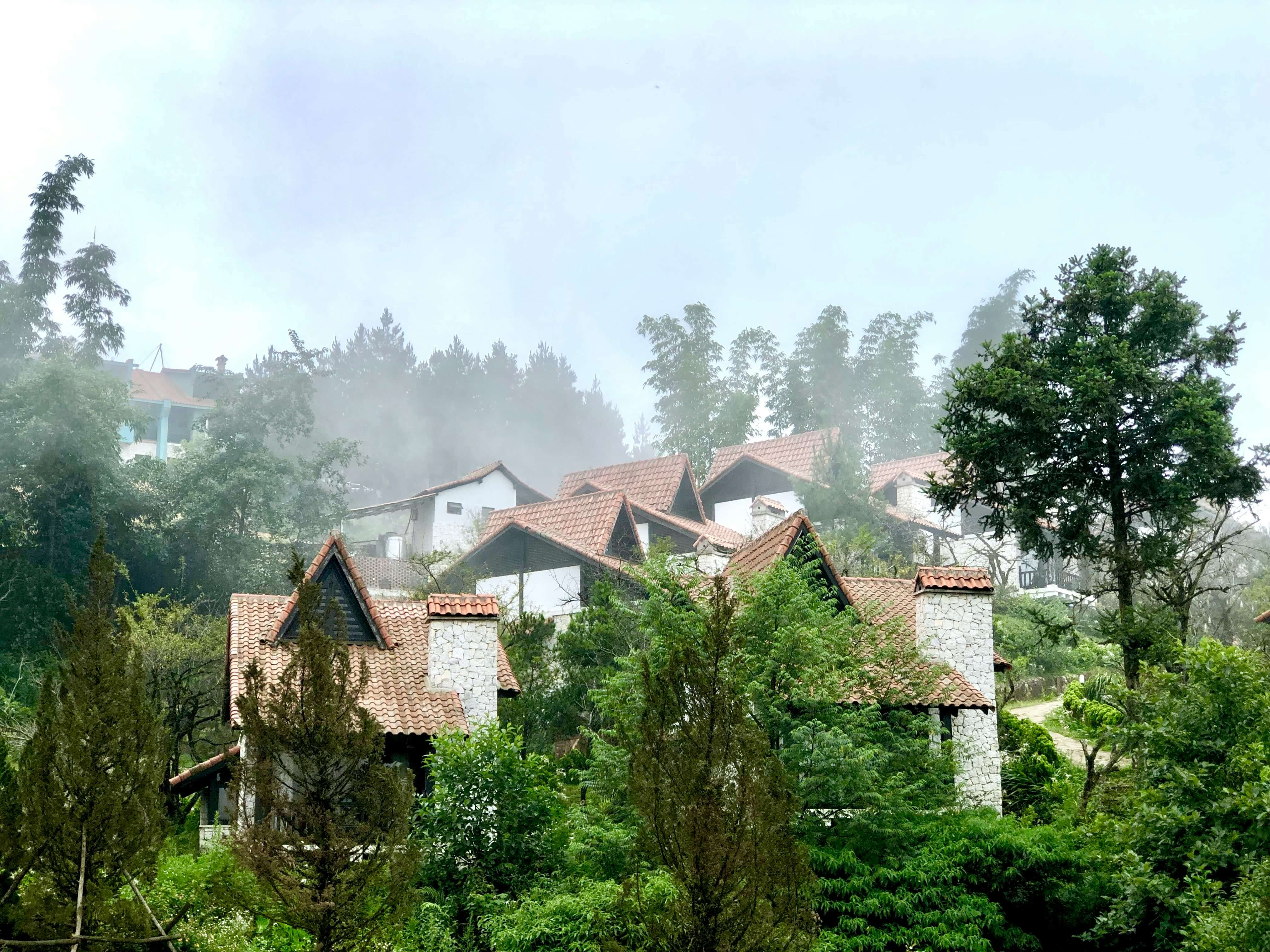 베트남 사파 산속에 집 사진