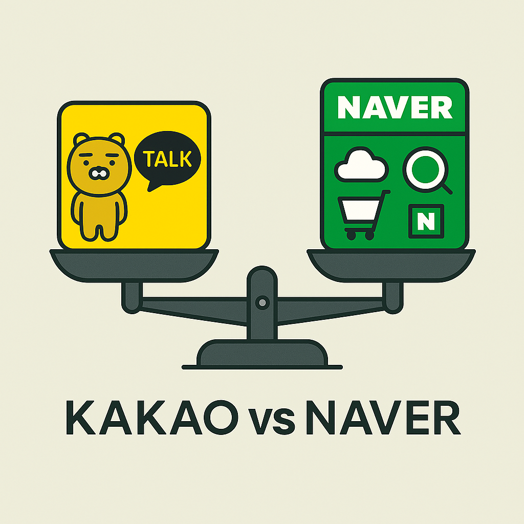 네이버 카카오 브랜드 전략 비교