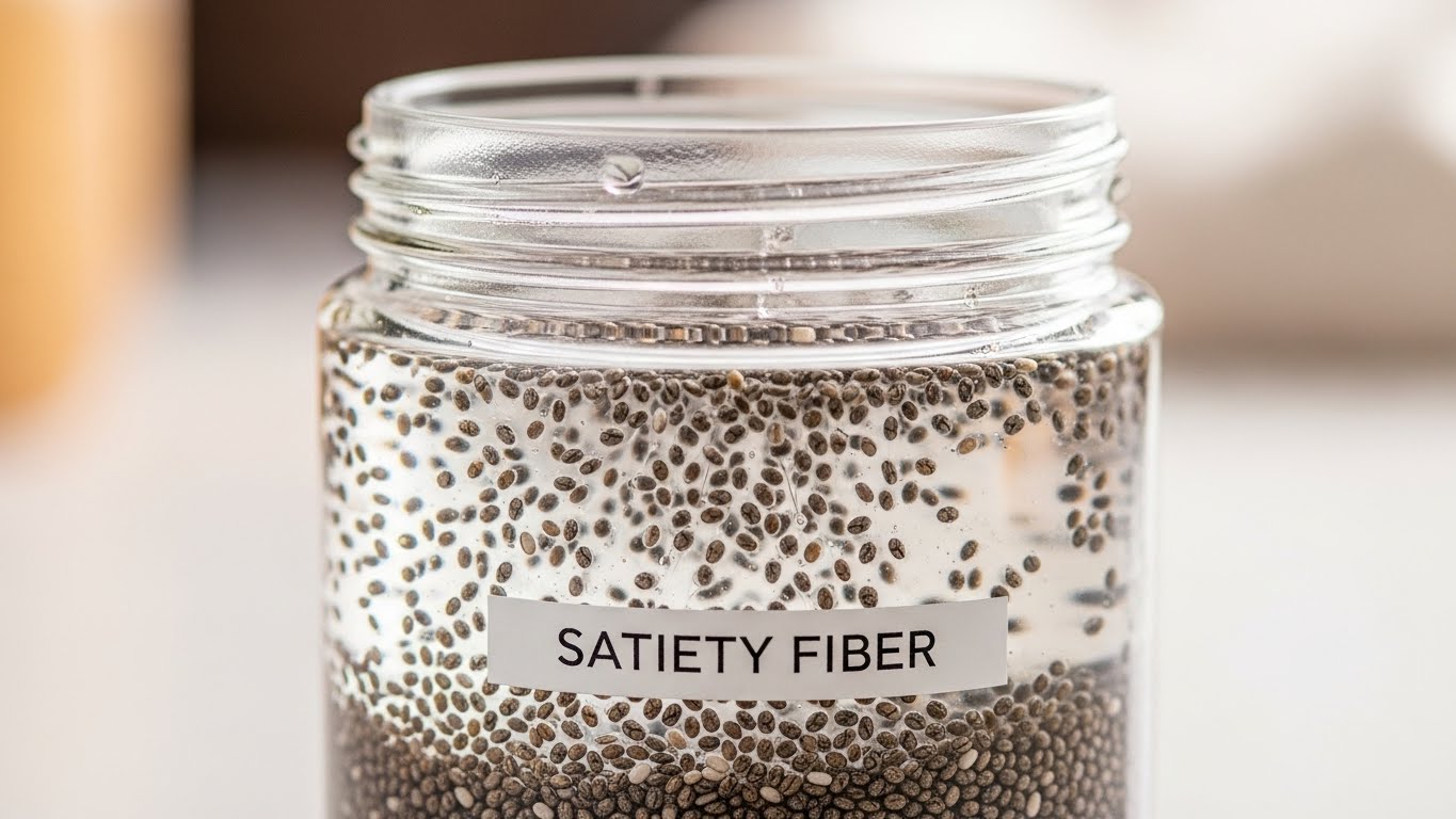 치아씨드 물에 불리는 중