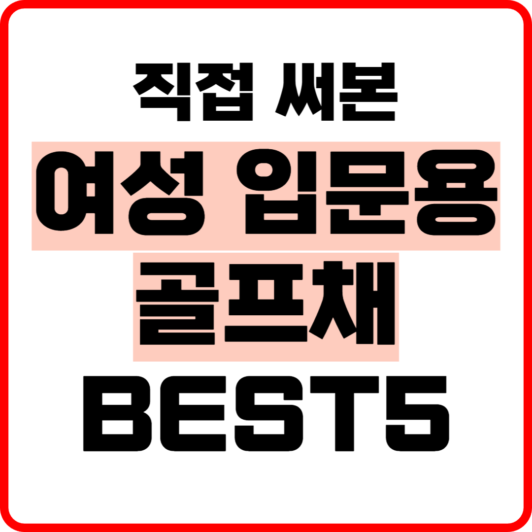 여성 골프 입문자 골린이 필수! 직접 써본 골프채 브랜드 비교 후기