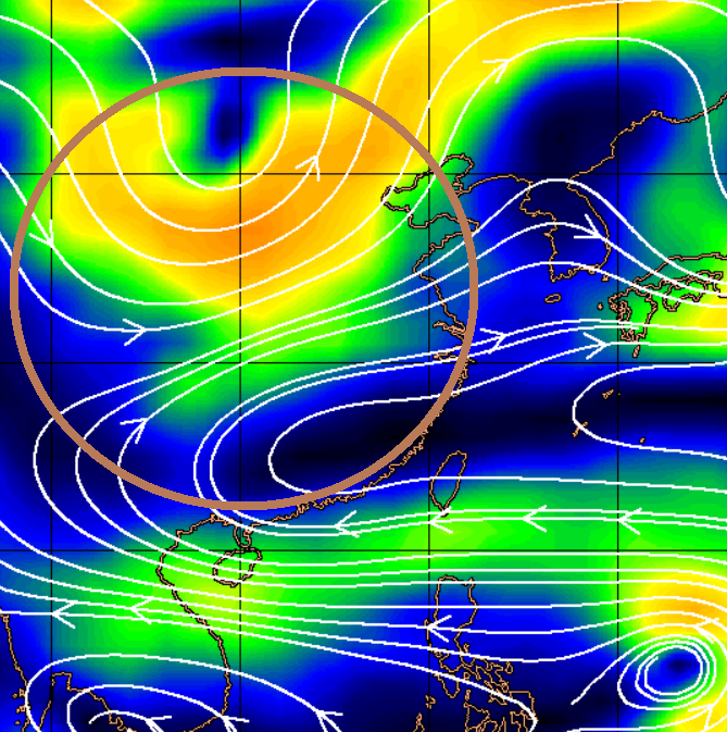 북서태평양 유선도