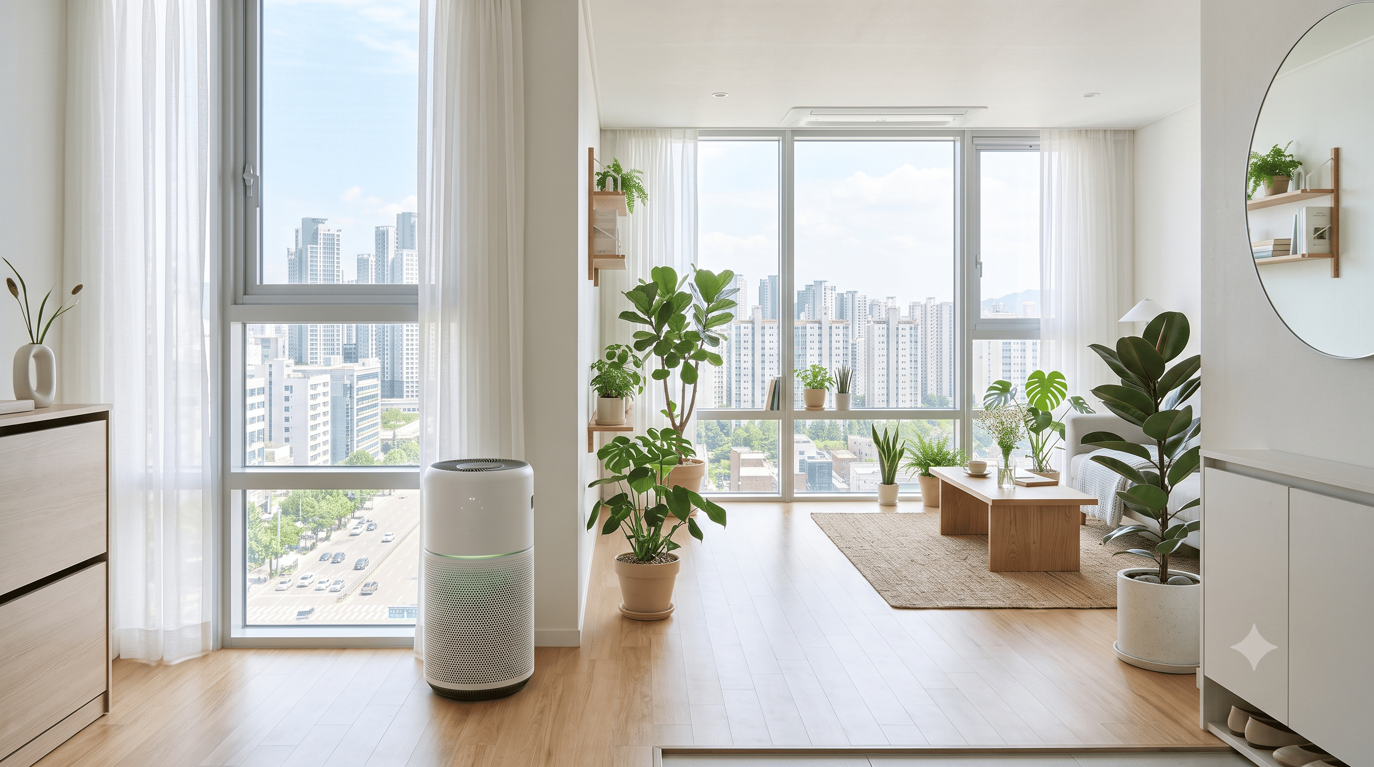 미세먼지를 고려한 도심 실내 공기 관리 방법