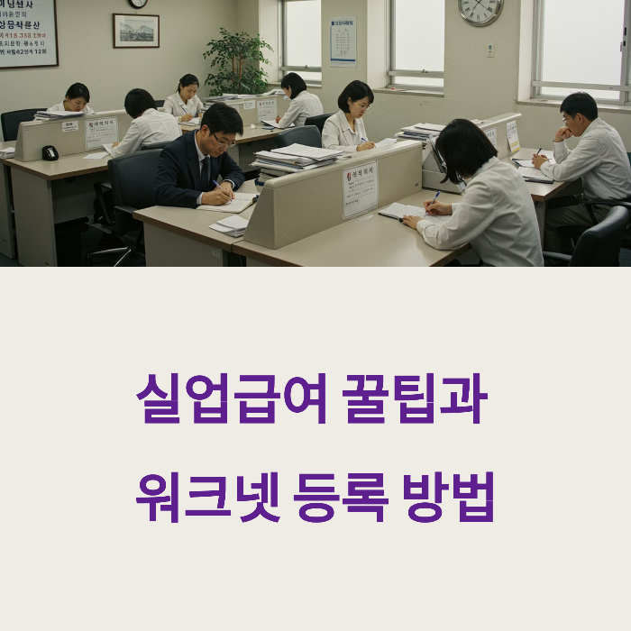 실업급여 신청방법 꿀팁