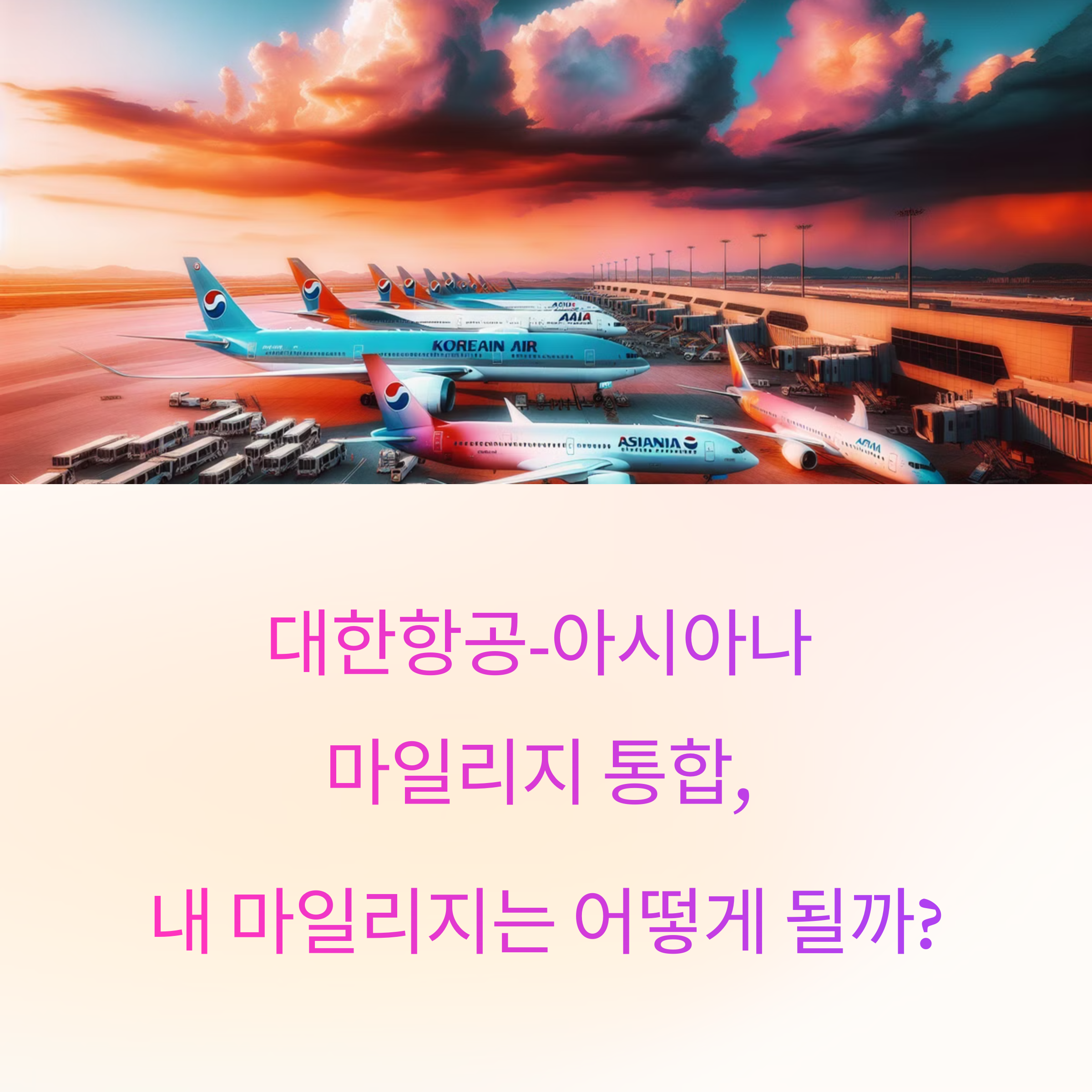 대한항공-아시아나 마일리지