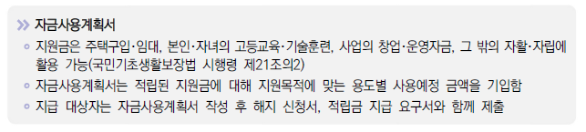 자금사용계획서 세부 내용