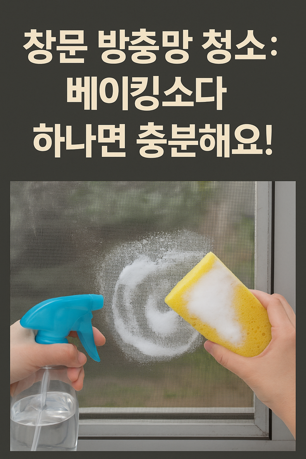 베이킹소다 하나면 충분해요!