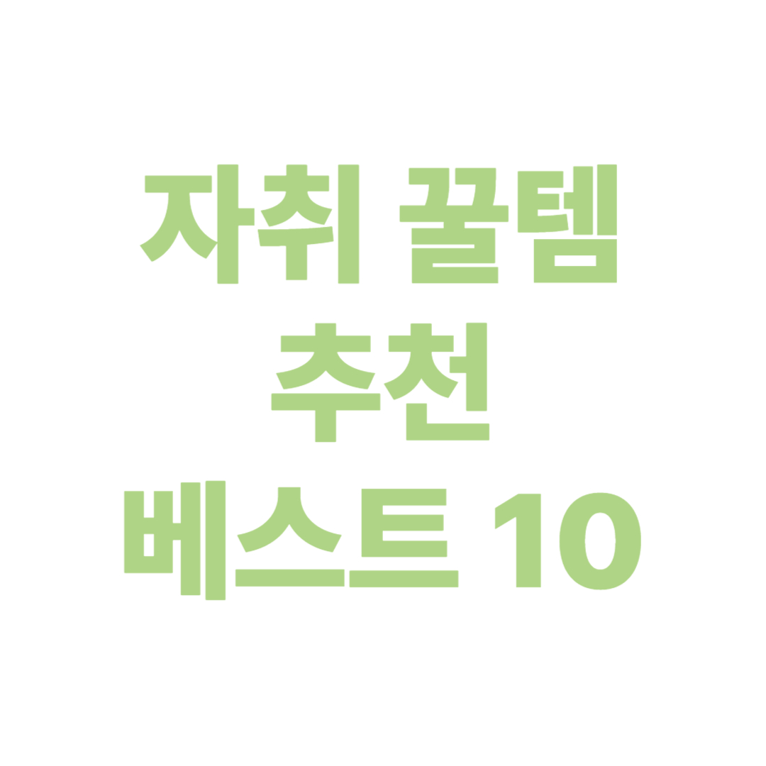 자취 꿀템 추천 BEST 10 – 실제로 자주 쓰는 것만 골랐어요