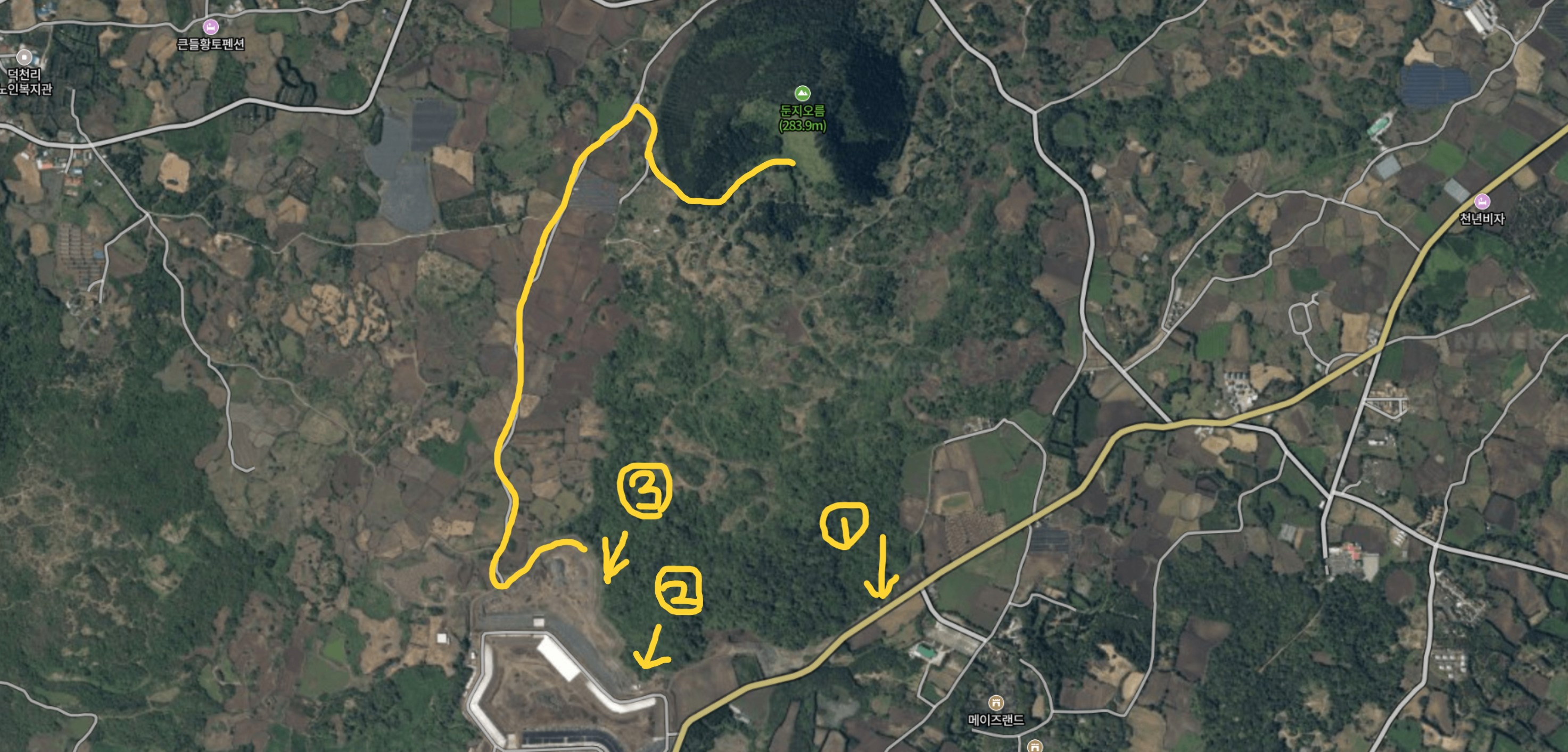 송당곶자왈 입구