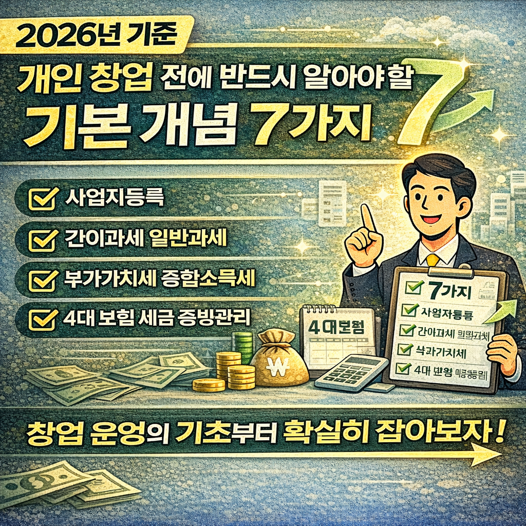 개인 창업 알아야 할 7가지
