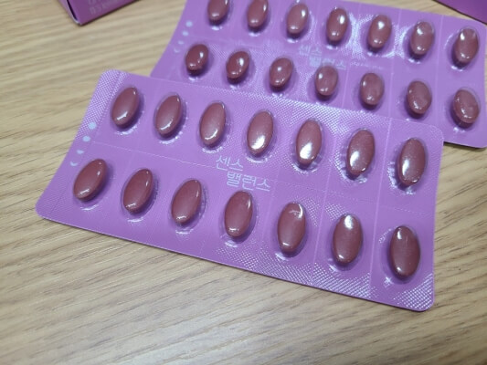 센스밸런스 영양제 사진