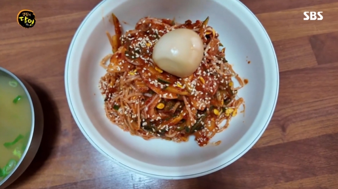 생활의-달인-은둔식달-콩나물-비빔국수-달인