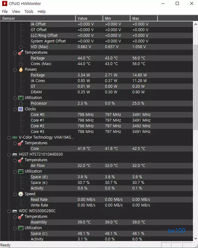 cpuid HWMonitor 포터블