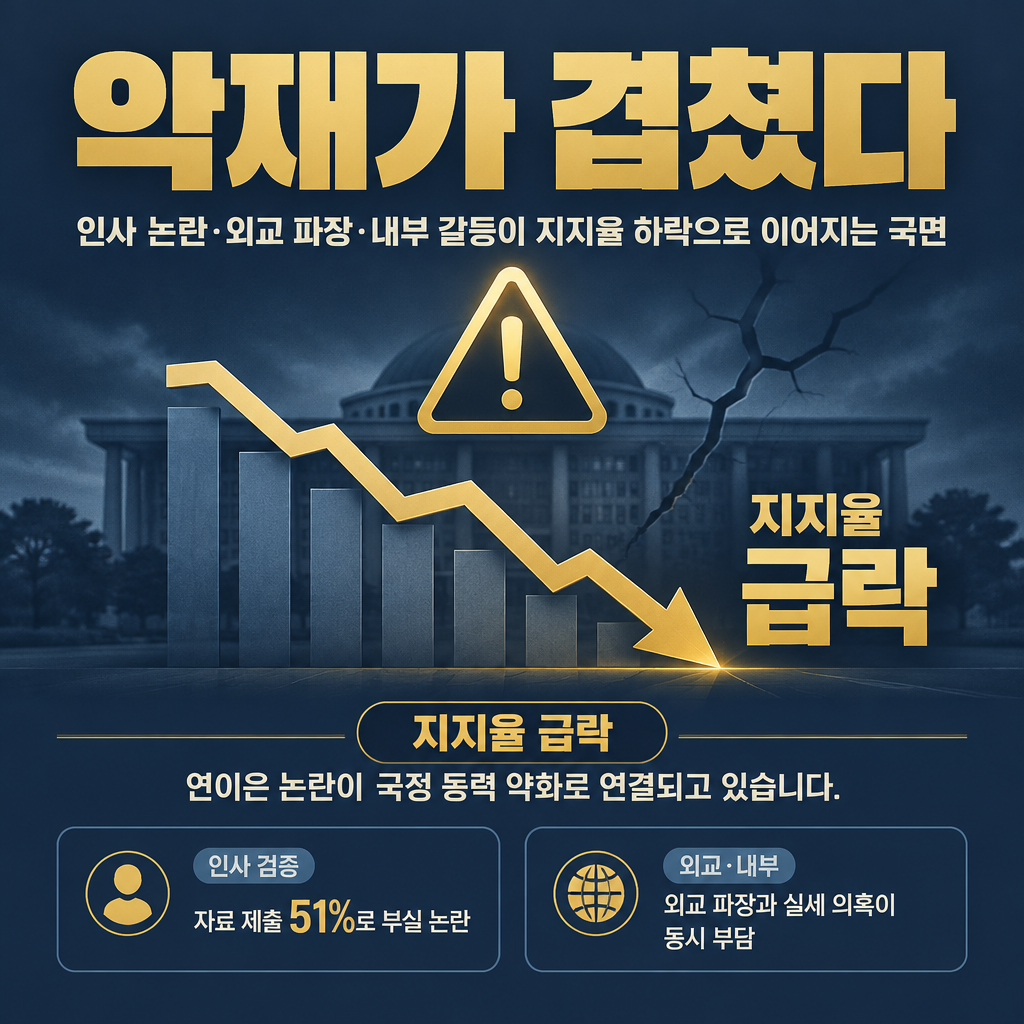 악재가 겹쳤다