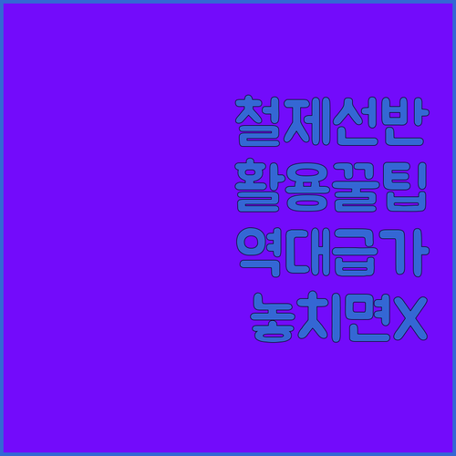 거실 다용도실 철제 수납 선반 실제 ..