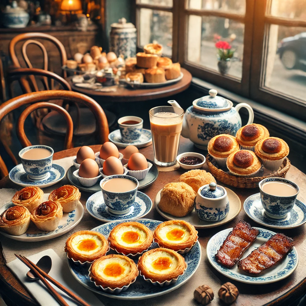 마카오 전통 브런치