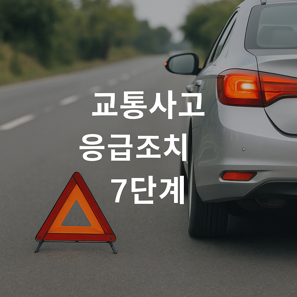 자동차 사고 났을 때, 딱 10분! 이렇게만 대처하세요🚨