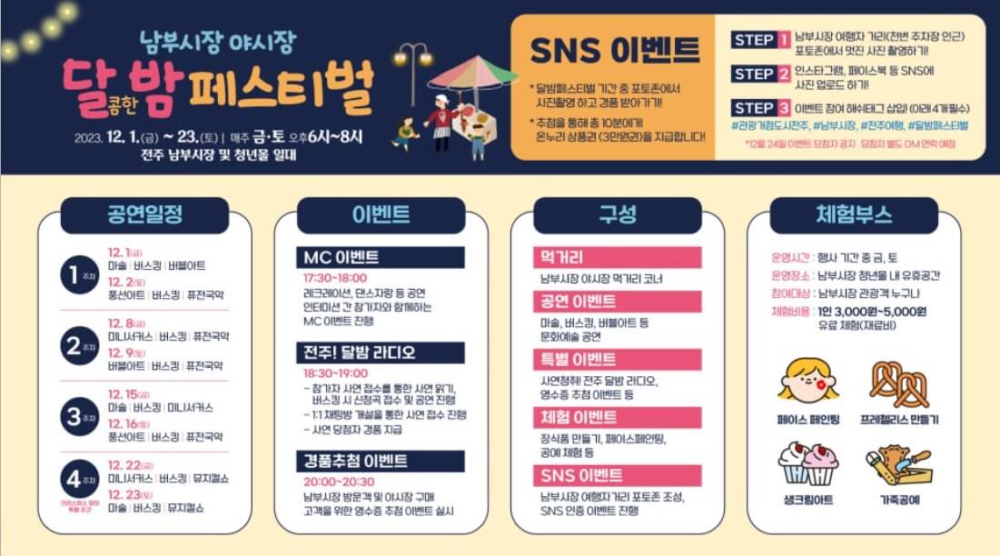 전북 축제 행사 일정표(전북 겨울 크리스마스 축제, 전북 일출 해돋이 명소)