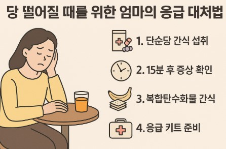 당 떨어질 때를 위한 엄마의 응급 대처법 사진