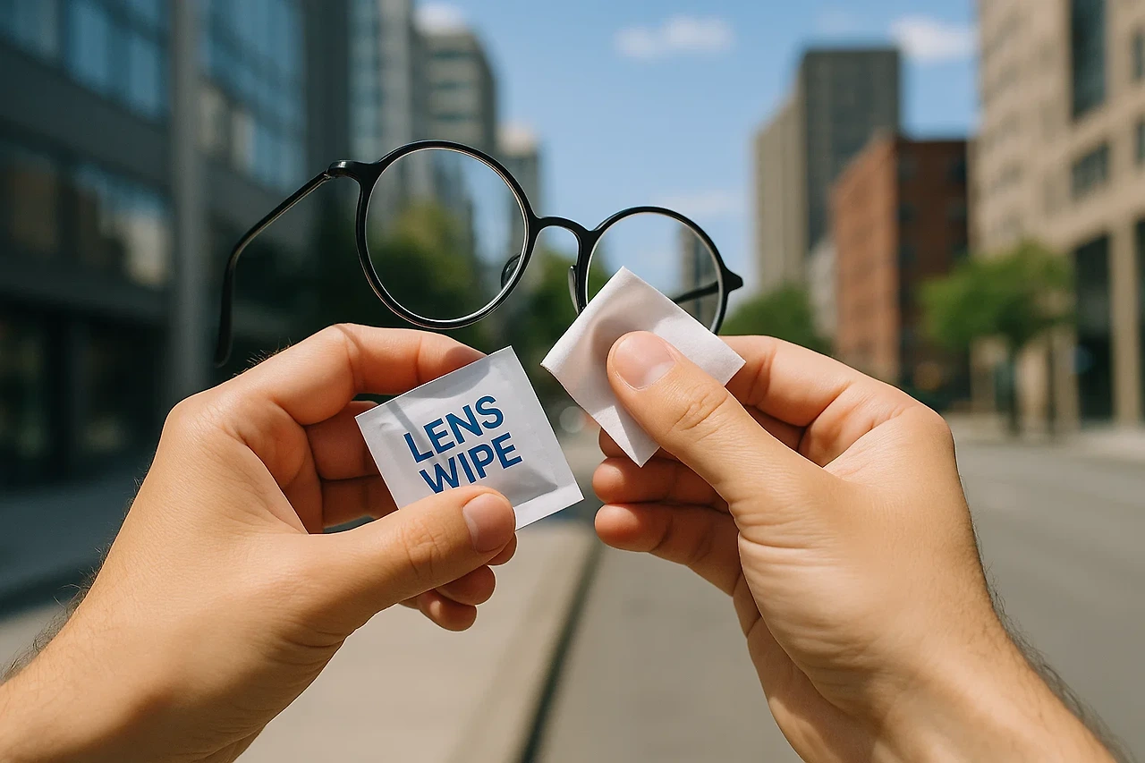 안경 닦는 방법