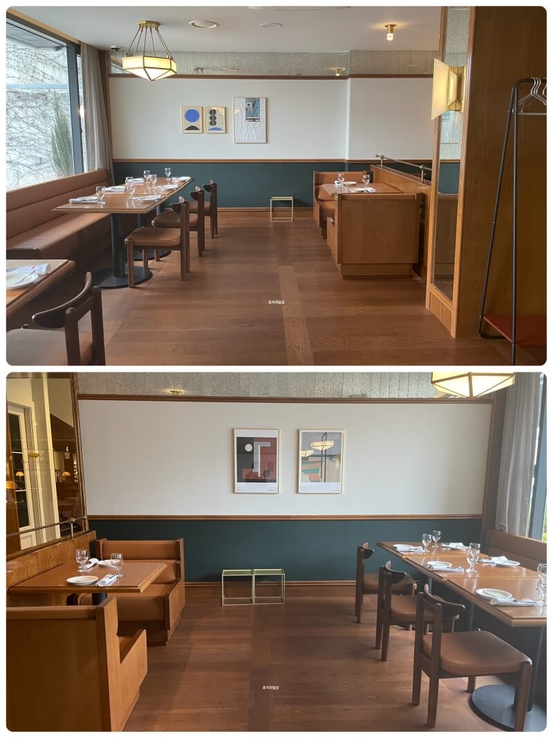 신사 압구정 도산공원 맛집 붓처스컷 도산 - 창가석