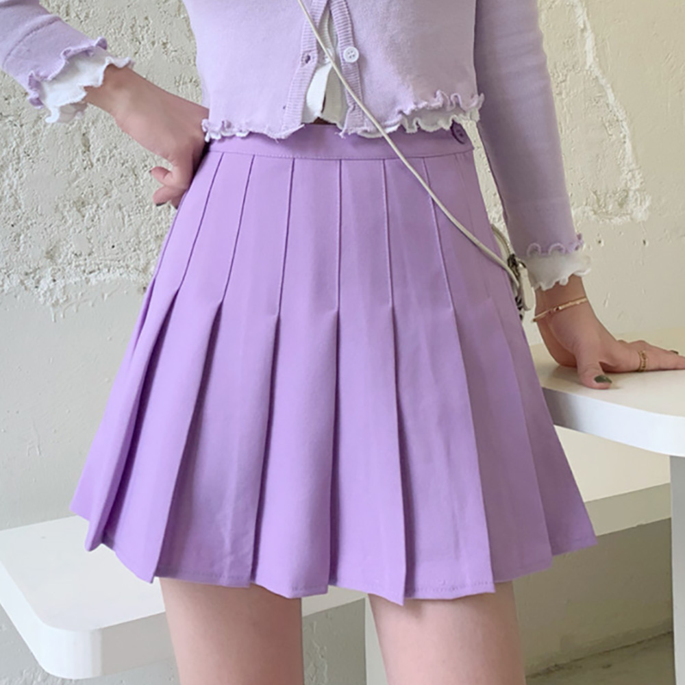 국내제작 테니스치마 10컬러 플리츠 플레어 테니스 미니스커트 속바지 주름치마바지 빅사이즈