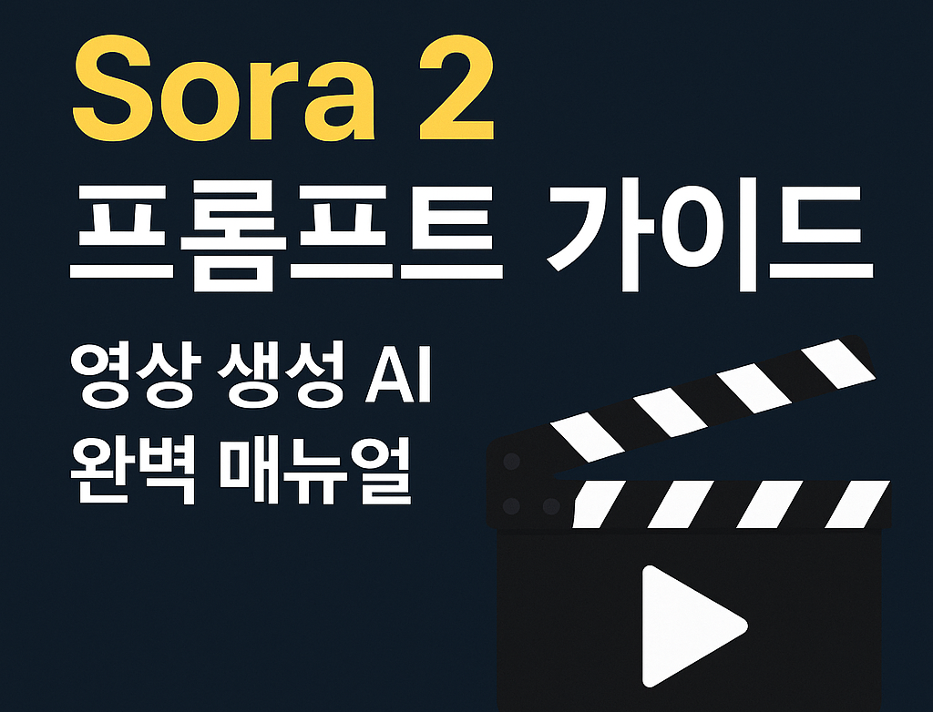Sora2 프롬프트 가이드(챗GPT 생성)