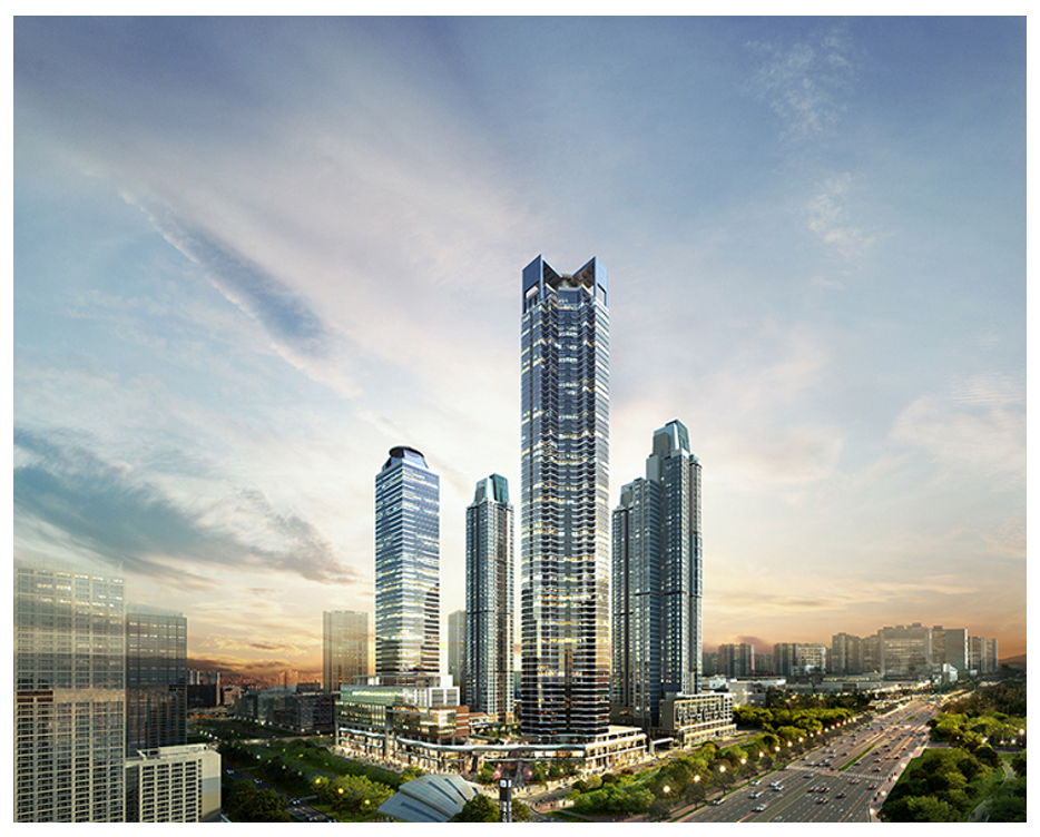 송도 아메리칸타운 더샵 조감도 1