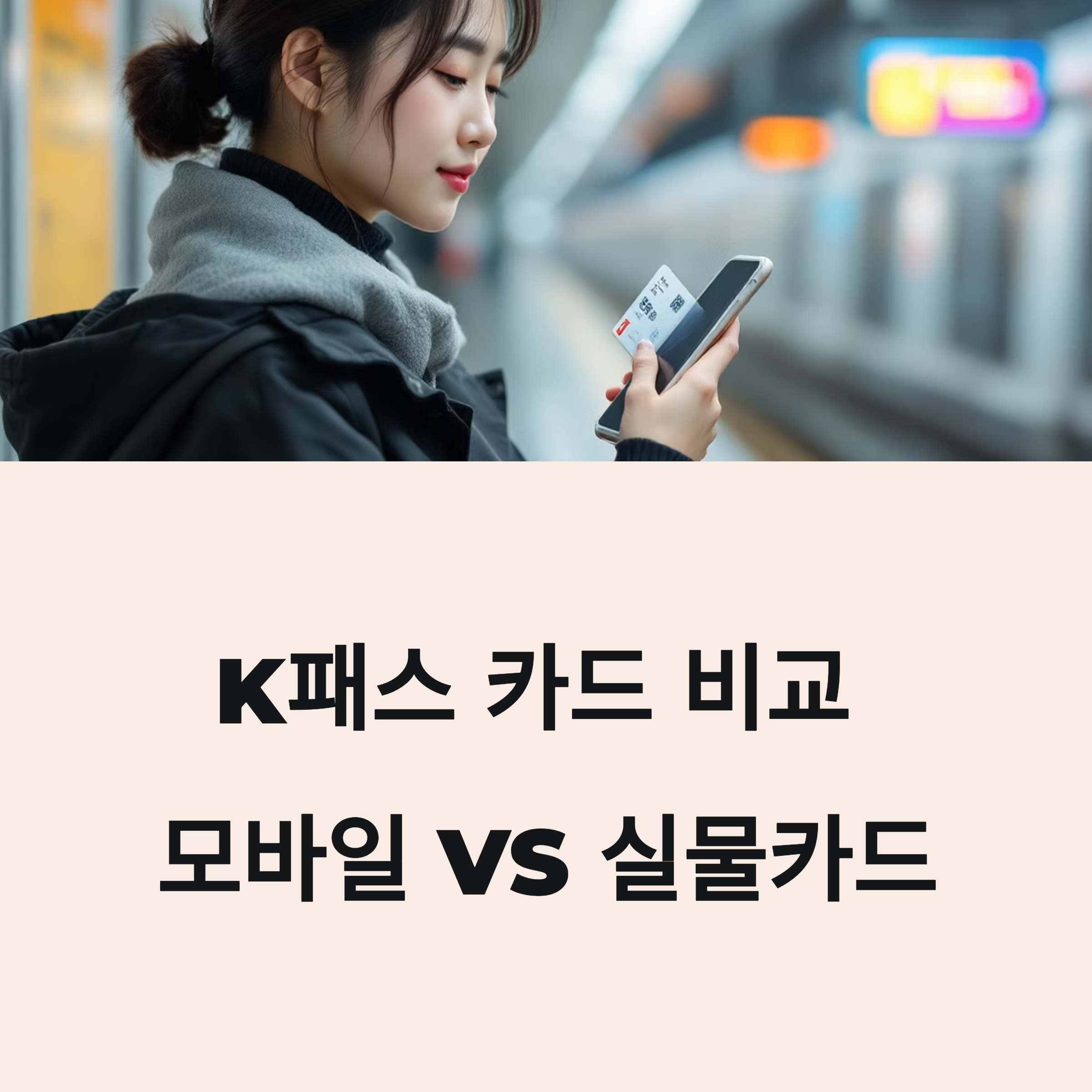 K패스 카드 모바일 vs 실물카드, 무엇이 더 편리할까?