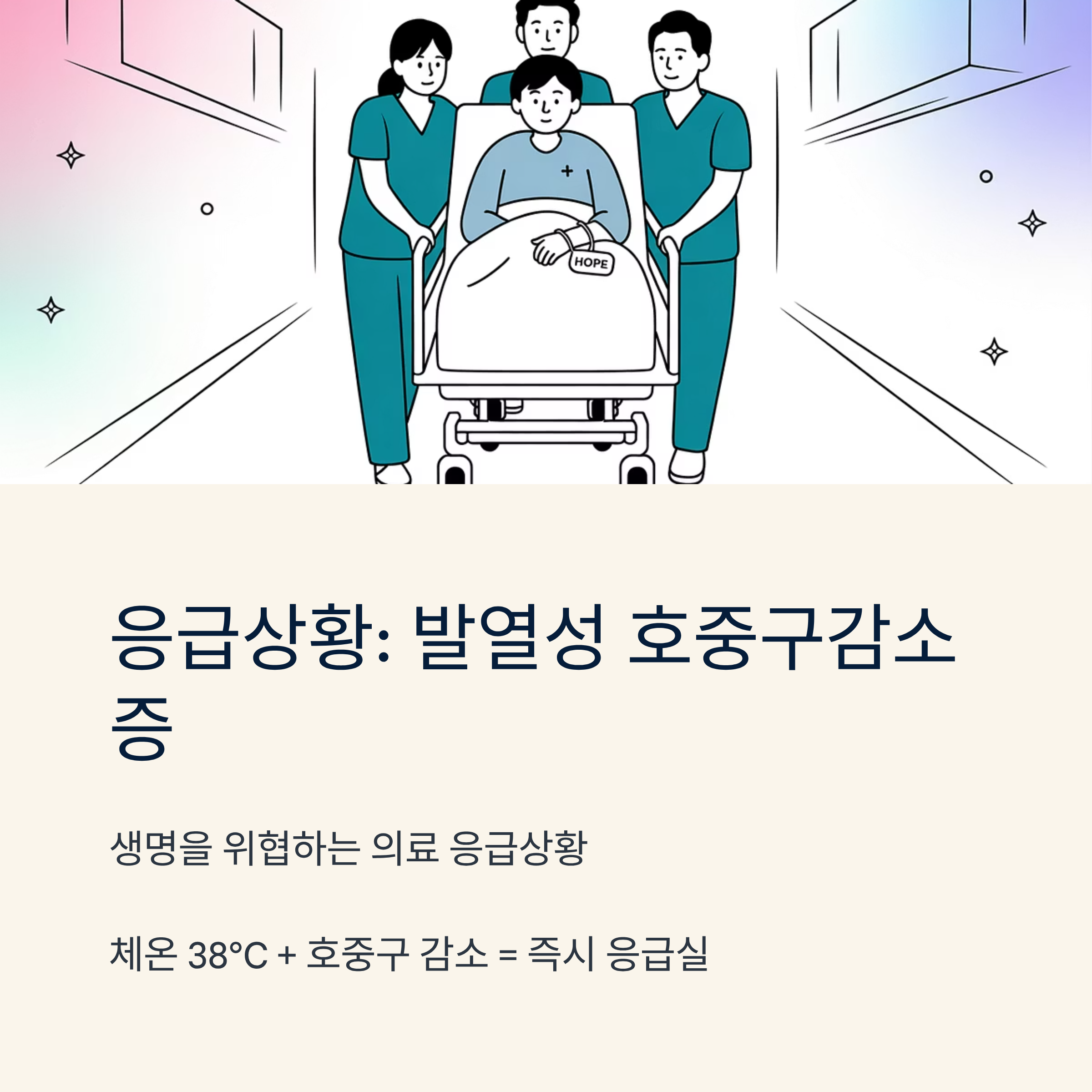 암환자 체온 응급상황 대처법