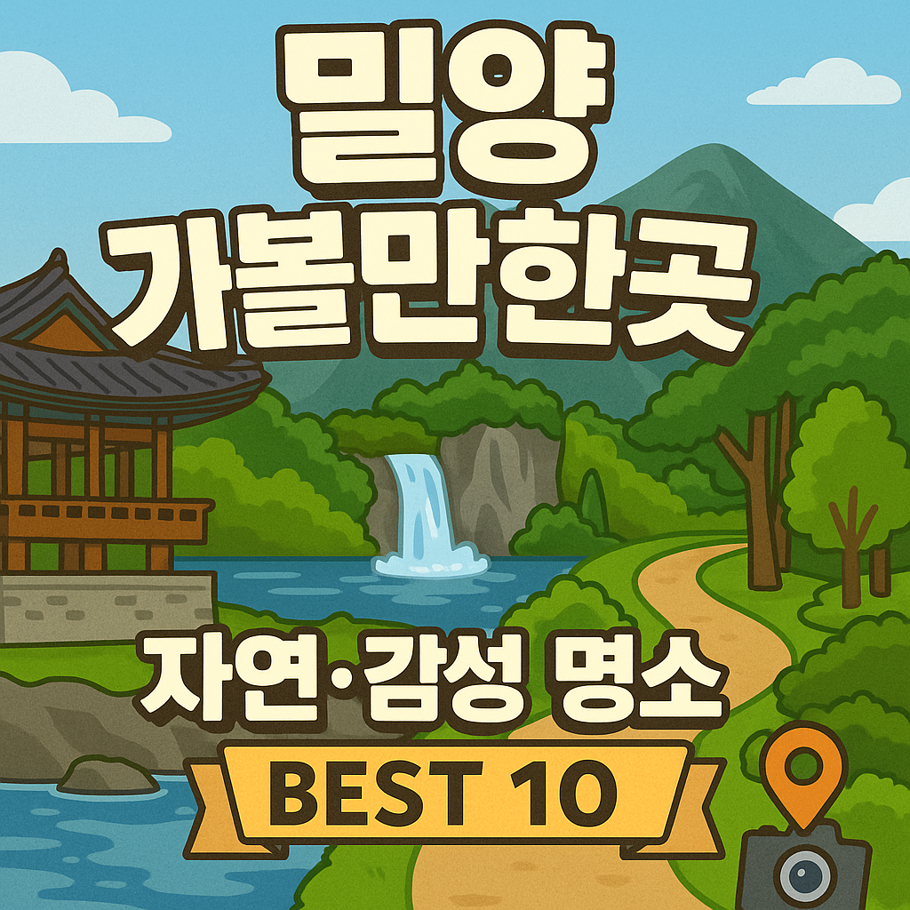밀양 가볼만한곳 베스트10