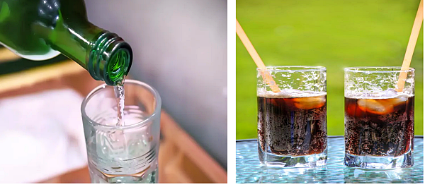 위 건강에 안 좋은 음식, 술과 탄산음료