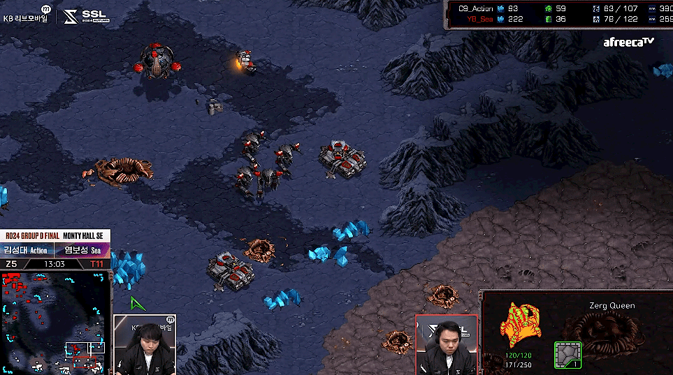 SSL 스타리그 D조 최종전 테란방어진