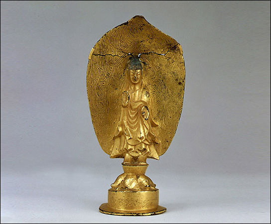 금동연가7년명여래입상