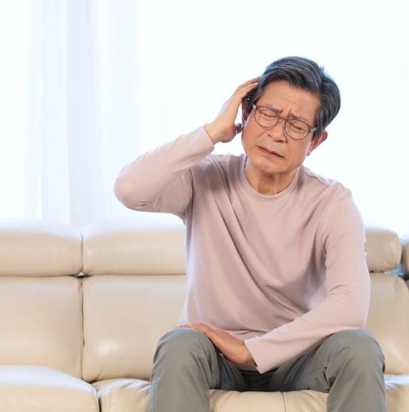 오른쪽 편두통