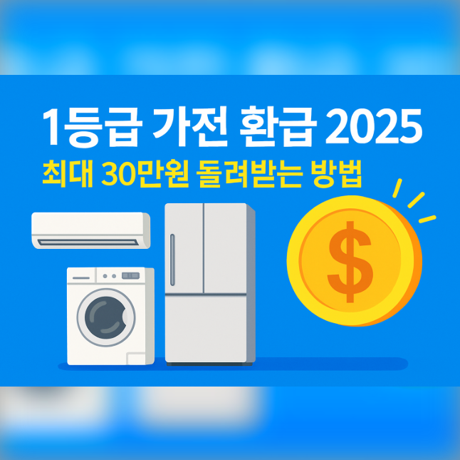 1등급 가전 환급,가전제품 환급 신청,1등급 가전제품 구매,정부 환급금,으뜸효율 가전,환급 대상 제품