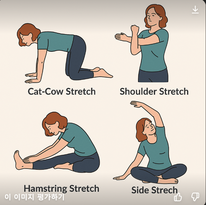 홈트 스트레칭 루틴