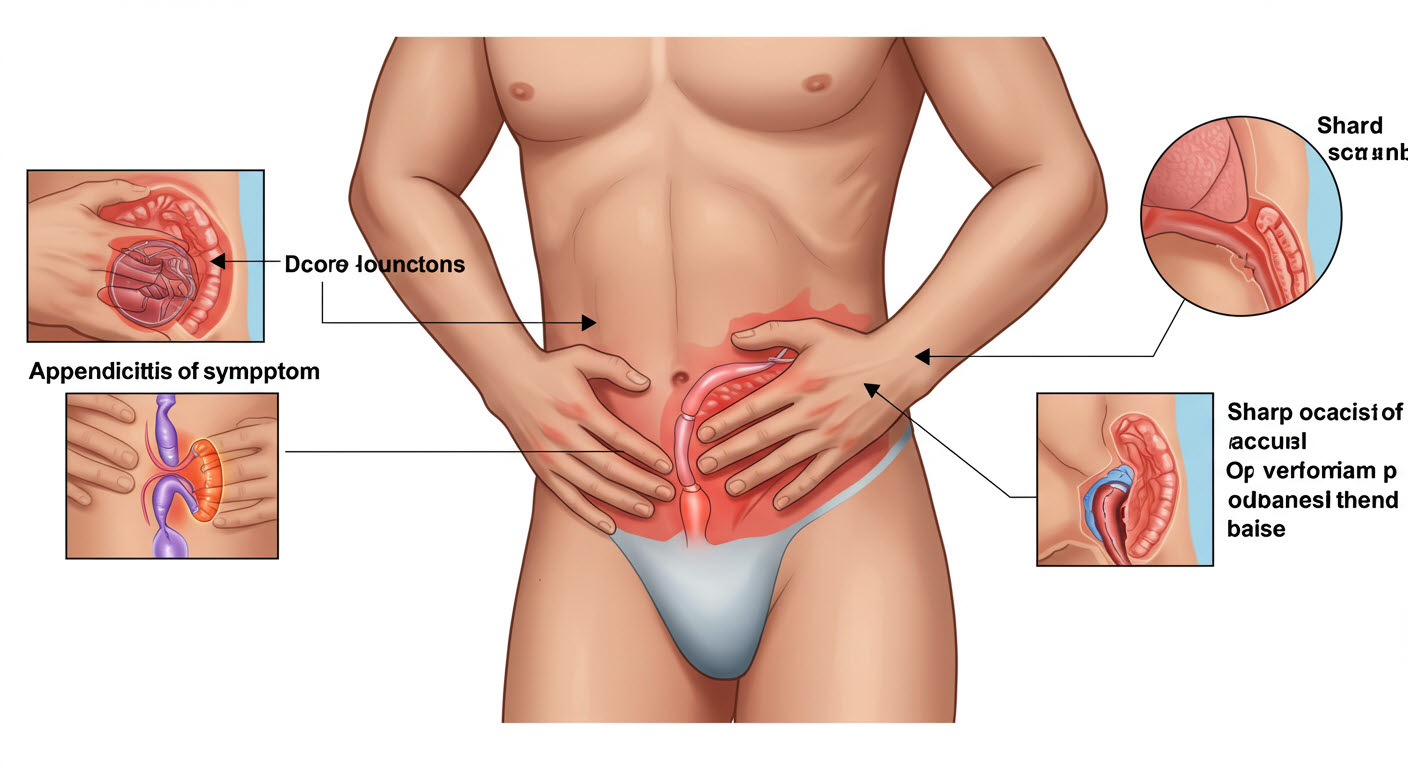 사람의 신체부위를 표시하고 내장의 부위를 나타내고있는 모습