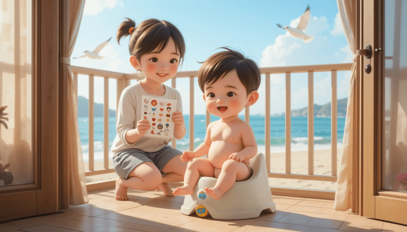 배변 훈련 관련 사진
